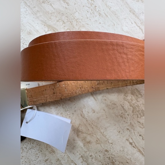 J Crew Reversable cork and gold belt - Picture 4 of 7